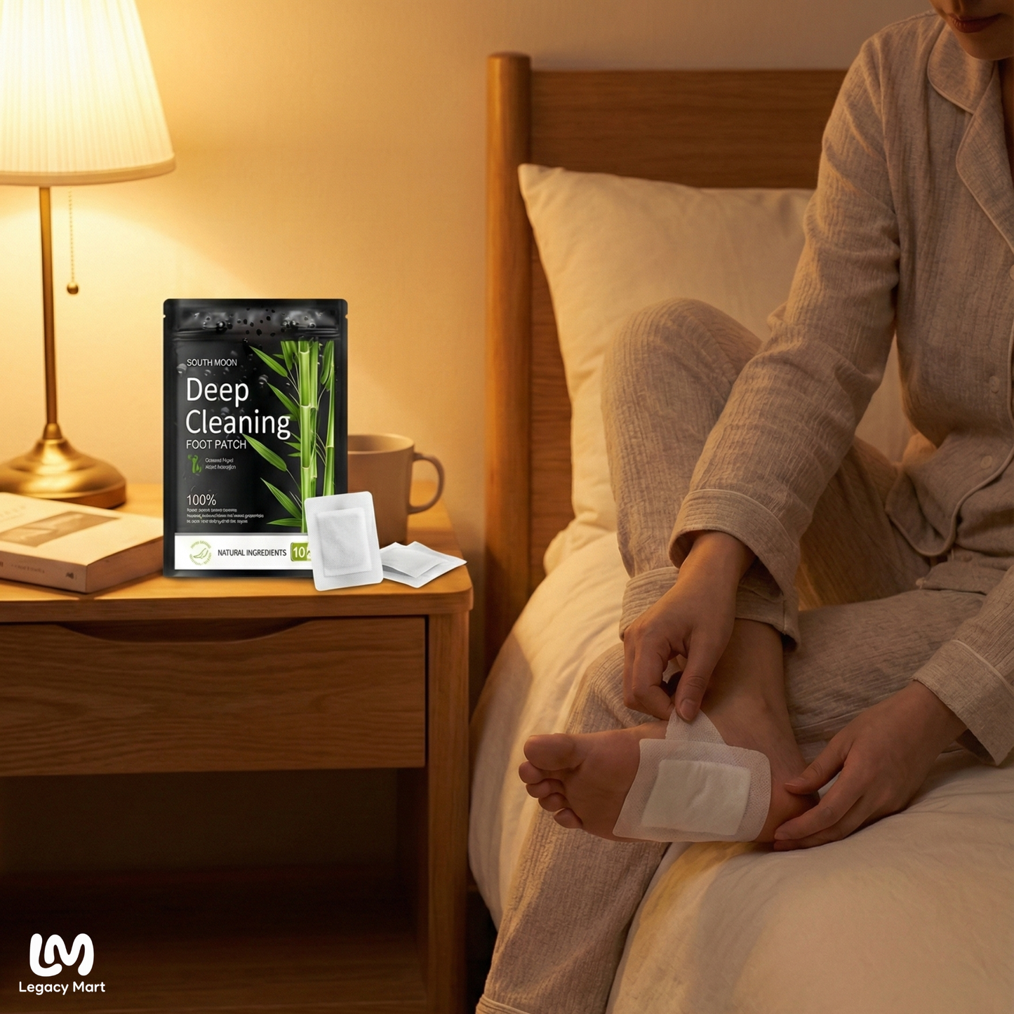 Deep Cleanse Bamboo & Ginger Detox Foot Pads