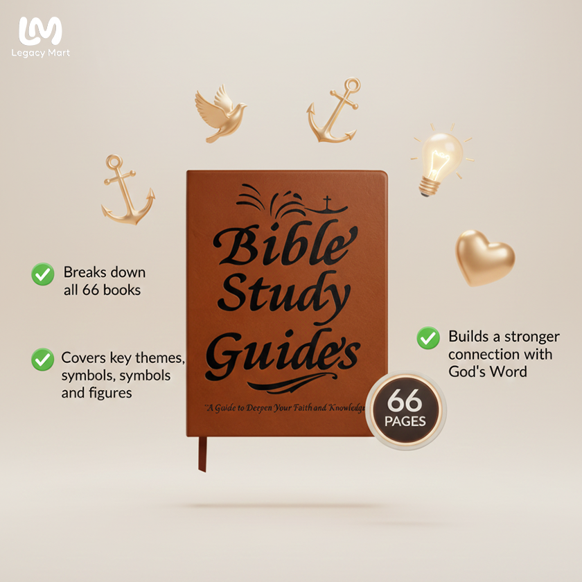 Guided Leather Bible Study Journal - The Heirloom Edition