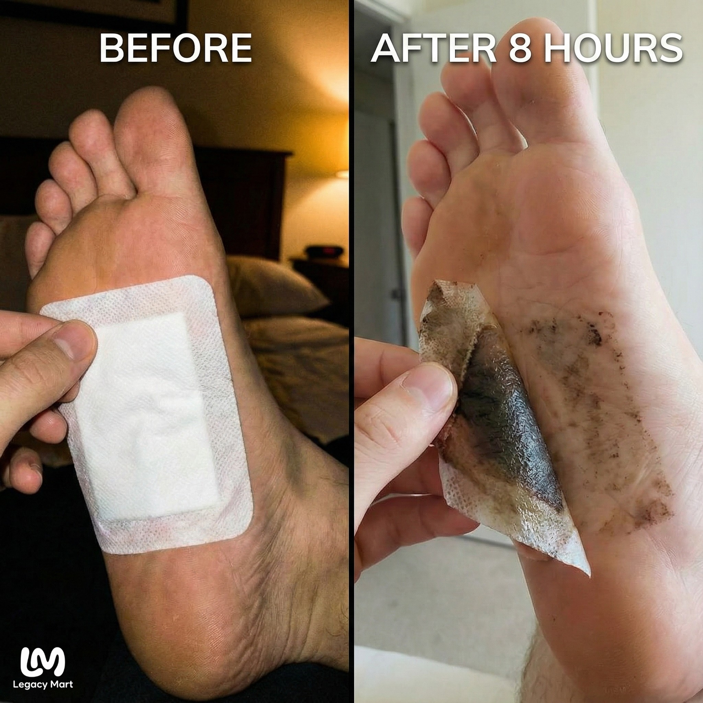 Deep Cleanse Bamboo & Ginger Detox Foot Pads