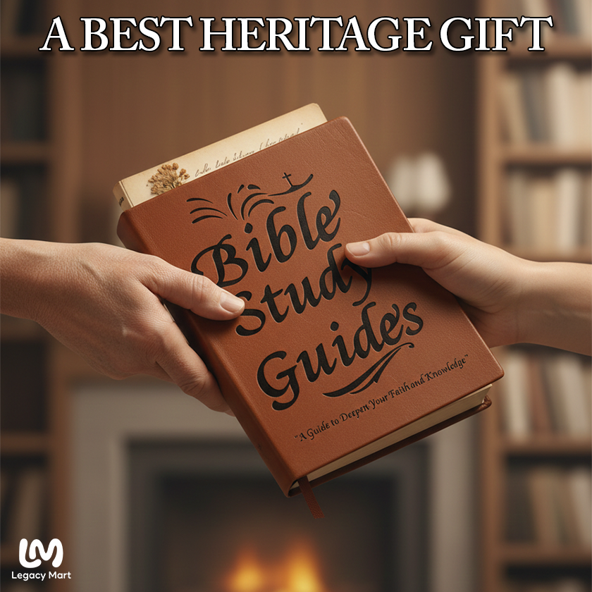 Guided Leather Bible Study Journal - The Heirloom Edition