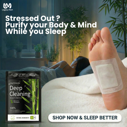 Deep Cleanse Bamboo & Ginger Detox Foot Pads